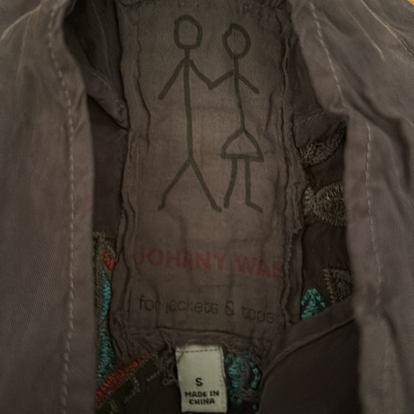 JOHNNY WAS • NWOT EMBROIDERED FLOWER MILTON CUPRA JACKET SIZE SMALL - Picture 5 of 7